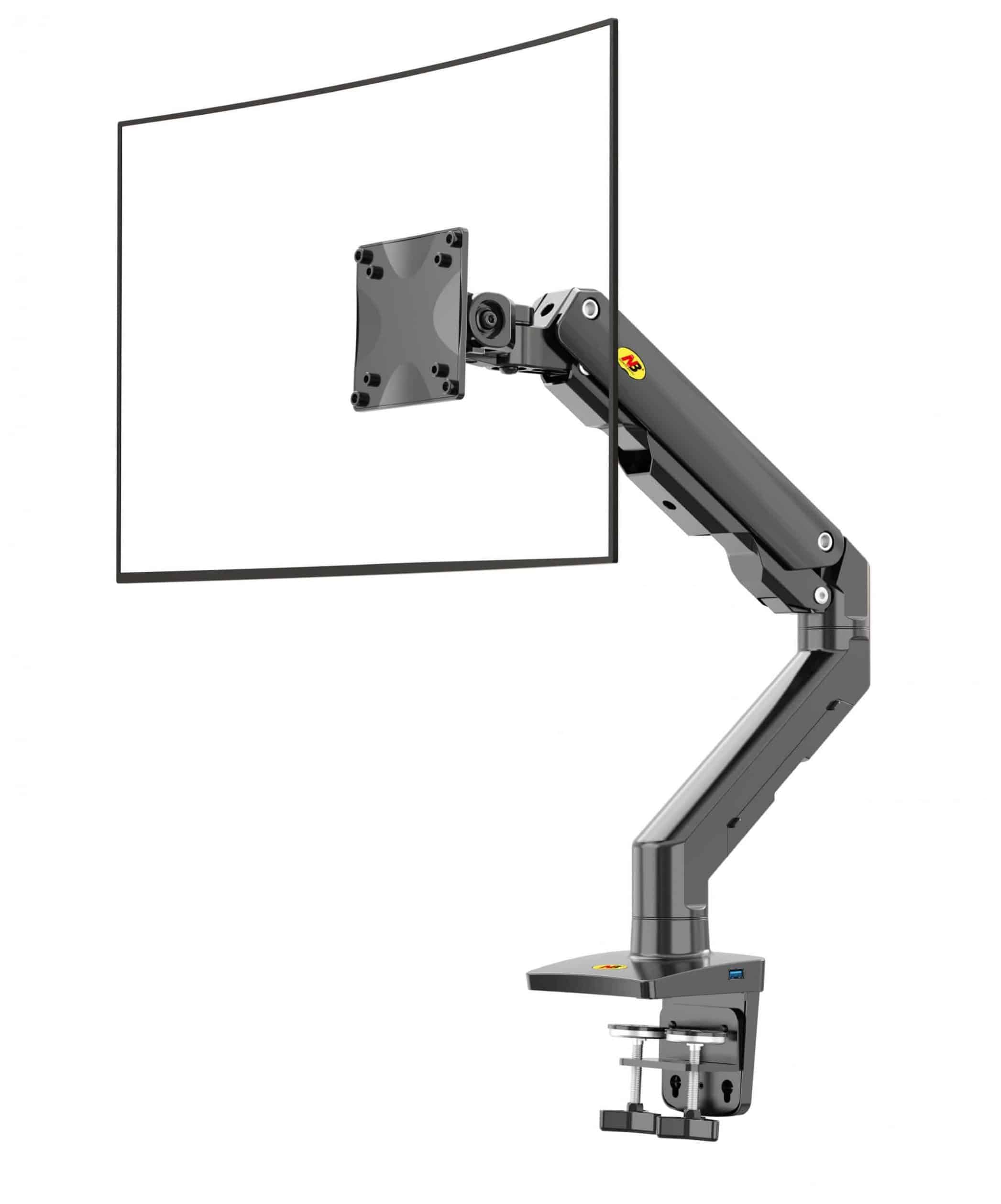 North Bayou Ergoflex Single Monitor Desk mount for 27″ – 45″ screens (G50)