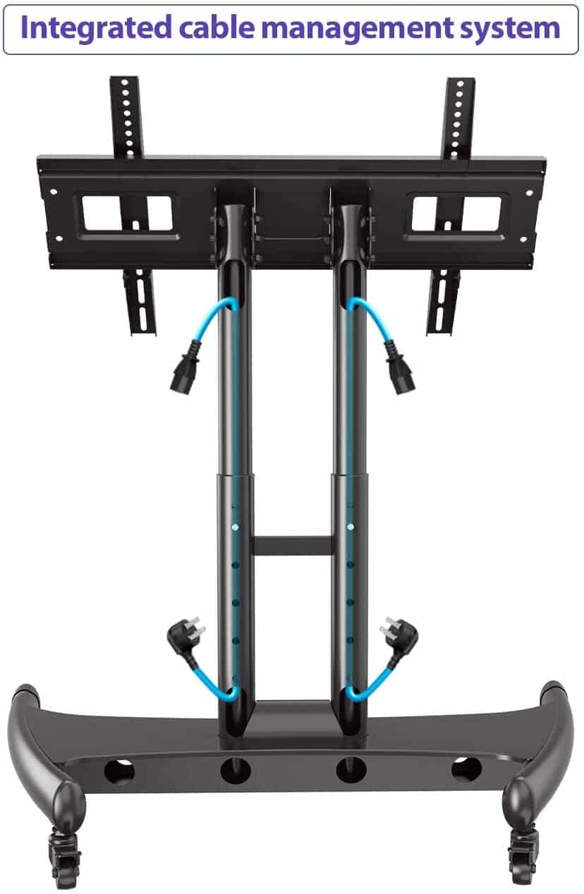 North Bayou Mobile TV Cart For LED TV / screens 32″-70” ( AVA50)