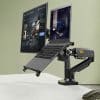 2-in-1 Dual Desk Arm mount for Laptop and /or 17-27" monitor/s (F160 - FP2)
