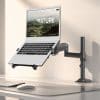 2-in-1  Single desk arm mount for laptop or 22-35”monitor (H100 fp-2)